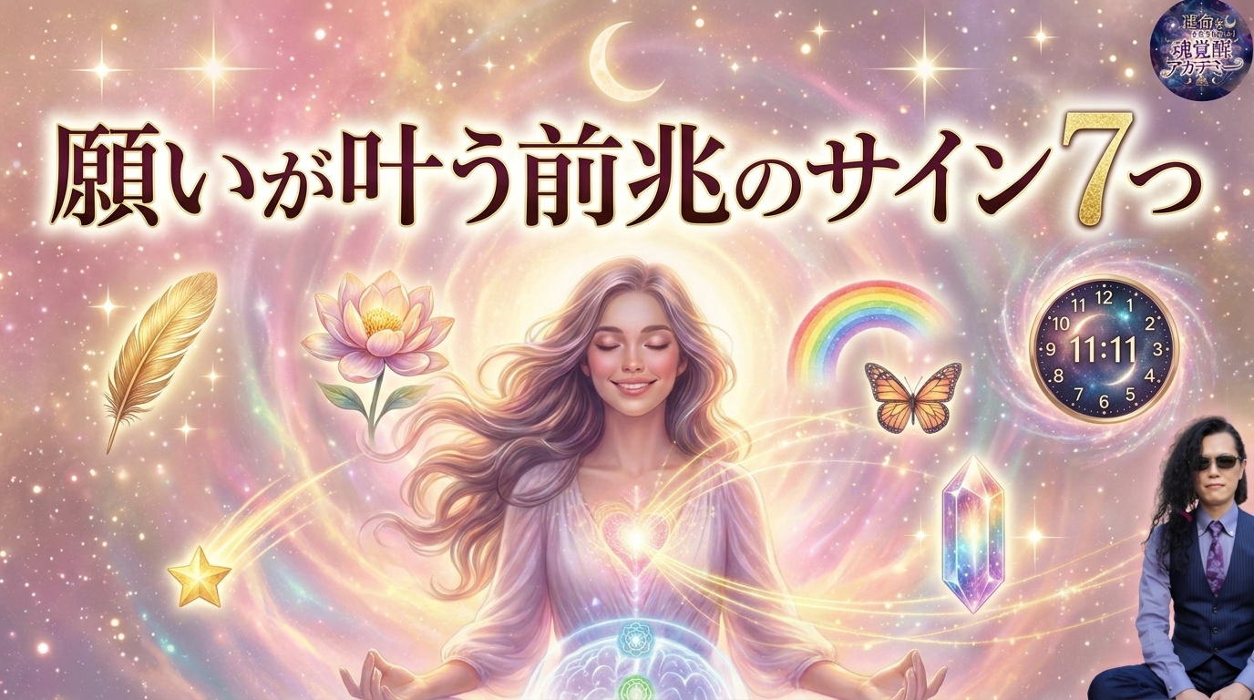 願いが叶う前兆のサイン7つ。引き寄せが加速する直前に起きること
